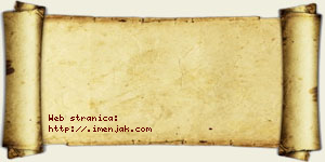 Ivanka Mladenović vizit kartica